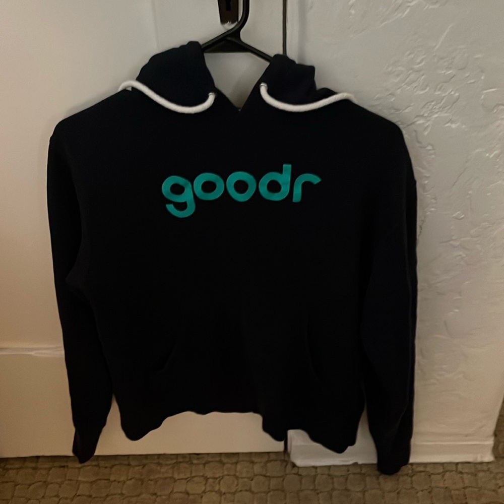 Custom goodr dark blue hoodie